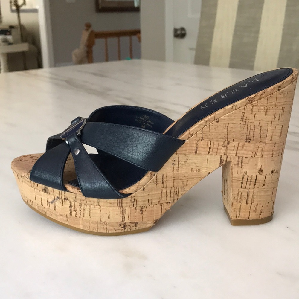 RLL Ralph Lauren Platform sandal
